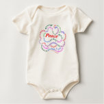 Fred is Peace Baby Bodysuit