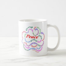 Fred is Peace, right-handed mug