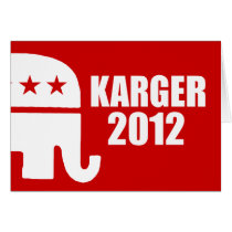 FRED KARGER 2012 GREETING CARD