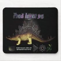 fred loves 303 mouse mat mousepads