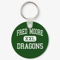 Fred Moore - Dragons - High School - Denton Texas keychains by customteamsportswear Fred Moore - Dragons - High School - Denton Texas keychains
