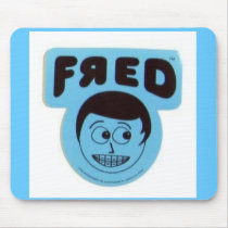 fred mouse pad mousepads