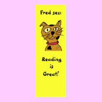 Fred sez Bookmarks business cards by JeanC_PurpleDucky Fred sez Bookmarks business cards