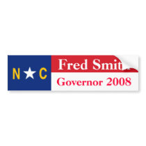 Fred Smith for Governor bumper stickers