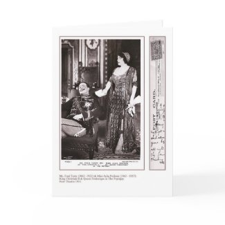 Fred Terry & Julia Neilson Greeting Card card