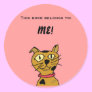 Fred the Cat book plate