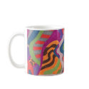 Fred the Cosmic Worm, Abstract Art Mug