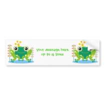 fred the froggy bumper stickers by sandygrafik fred the froggy bumper stickers
