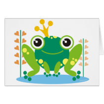 fred the froggy greeting card
