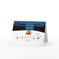 , Fred the snowman was disappoint... cards