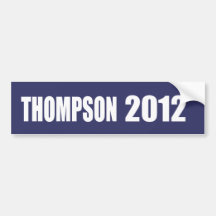 FRED THOMPSON Election Gear Bumper Sticker