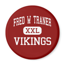 Fred W Traner - Vikings - Middle - Reno Nevada magnets by customteamsportswear Fred W Traner - Vikings - Middle - Reno Nevada magnets