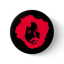 Fred Wilder Red Black buttons by fredwilder Fred Wilder Red Black buttons