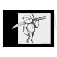 Freddie Bear Greeting Card