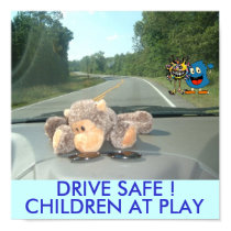 Freddy & Boober ! DRIVE SAFE POSTER posters by 3DMOONMAN Freddy & Boober ! DRIVE SAFE POSTER posters