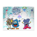 Freddy ! Boober ! & Ouchy ! in Snowman Land ! postcards