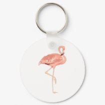 Freddy Flamingo keychains by BisforBirds Freddy Flamingo keychains
