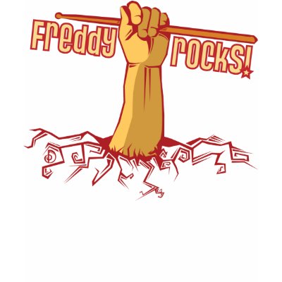 Freddy Rocks! Dark Color shirt by dndoty