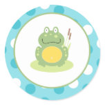 Freddy the Frog Envelope Seals / Toppers 20 Round Stickers