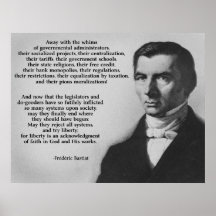 Frederic Bastiat Try Liberty Posters