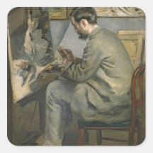 Frederic Bazille at his Easel, 1867 Sticker
