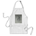 Frederic Chopin Charcoal Portrait Aprons