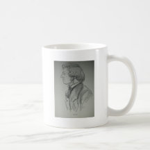 Frederic Chopin Charcoal Portrait Coffee Mug