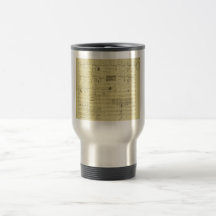 Frederic Chopin manuscript mug