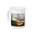 Frederic Edwin Church - A Sunset Drink Pitcher Frederic Edwin Church - A Sunset Drink Pitcher