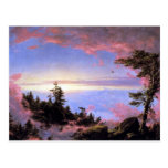 Frederic Edwin Church - Above the clouds at sunris Post Card