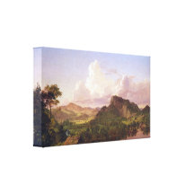 Frederic Edwin Church - At home on the lake Canvas Prints