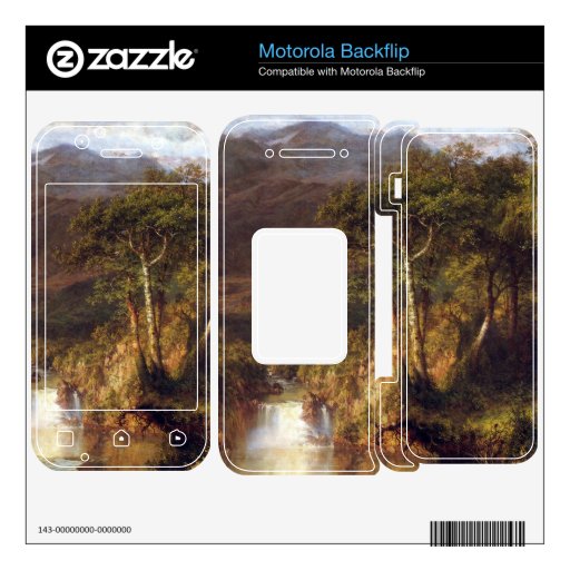 Frederic Edwin Church - Heart of the Andes Detail Motorola Backflip Decal