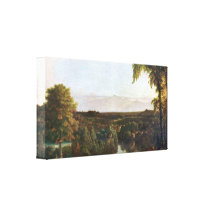 Frederic Edwin Church - In memory of Cole Stretched Canvas Print