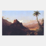Frederic Edwin Church - In the tropics Rectangular Stickers