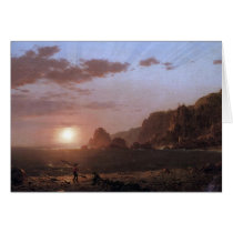 Frederic Edwin Church - Large Manan Island Bay of Cards