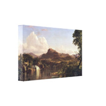Frederic Edwin Church - New England scene Canvas Print