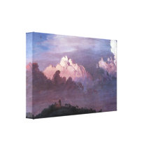 Frederic Edwin Church - Olana in the clouds Canvas Prints