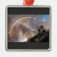 Frederic Edwin Church - Rainy season in the tropic Christmas Tree Ornament