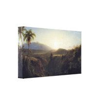 Frederic Edwin Church - Scene in the Andes Gallery Wrap Canvas