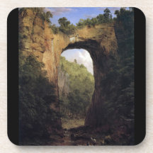Frederic Edwin Church - The Natural Bridge Virgini Beverage Coaster