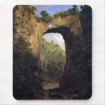 Frederic Edwin Church - The Natural Bridge Virgini Mousepads