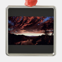 Frederic Edwin Church - Twilight in the Wilderness Ornaments
