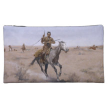 Frederic Remington Art Makeup Bag