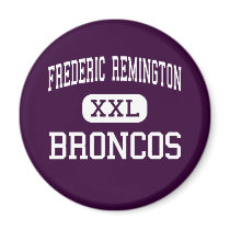 Frederic Remington - Broncos - High - Whitewater magnets