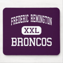 Frederic Remington - Broncos - High - Whitewater mousepads