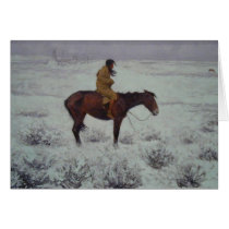 Frederic Remington - Night Card