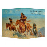 Frederic Remington's The Buffalo Runners (1909) binders