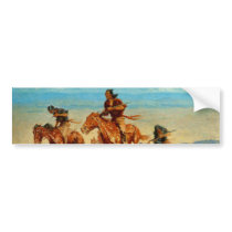 Frederic Remington's The Buffalo Runners (1909) bumper stickers