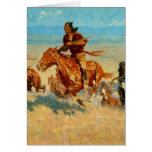 Frederic Remington's The Buffalo Runners (1909) cards