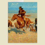 Frederic Remington's The Buffalo Runners (1909) cards